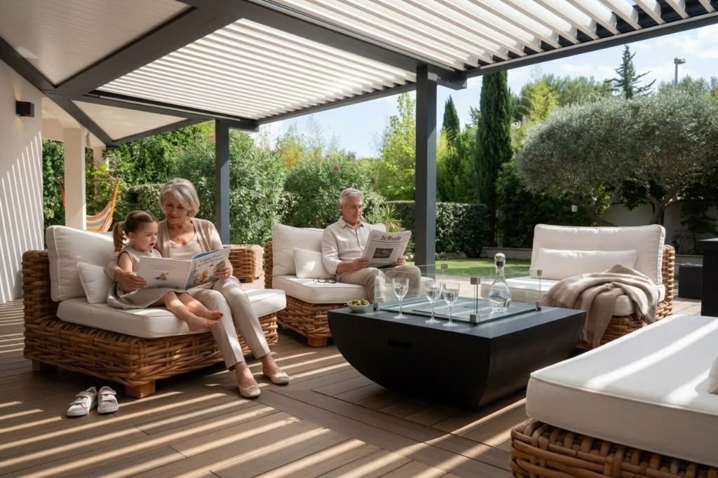 Pergola bioclimatique