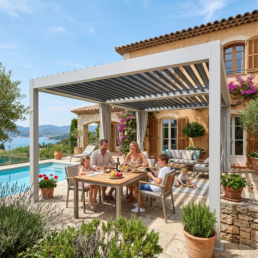 Pergola bioclimatique PGI Habitat